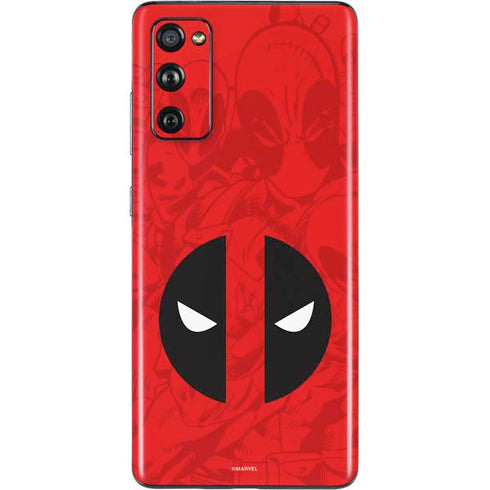 Marvel Deadpool Deadpool Emblem Galaxy S20 Fan Edition Skin